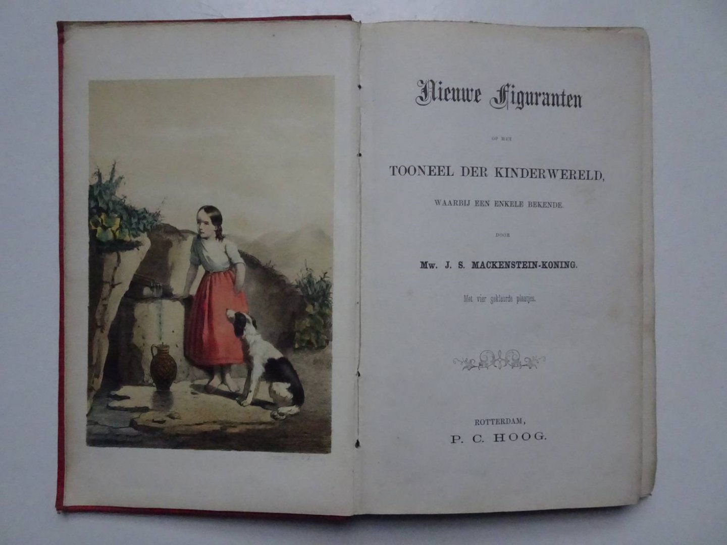 Mackenstein-Koning, J.S.. - Nieuwe Figuranten op het Tooneel der Kinderwereld, waarbij een enkele bekende.