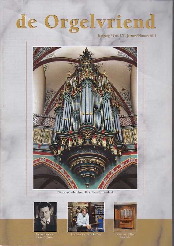  - De Orgelvriend. 41 niet aangesloten nummers uit de periode 2011 t/m 2019