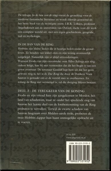 Tolkien, J.R.R. Vertaald door Max Schchart - In de ban van de ring III - de terugkeer van de koning