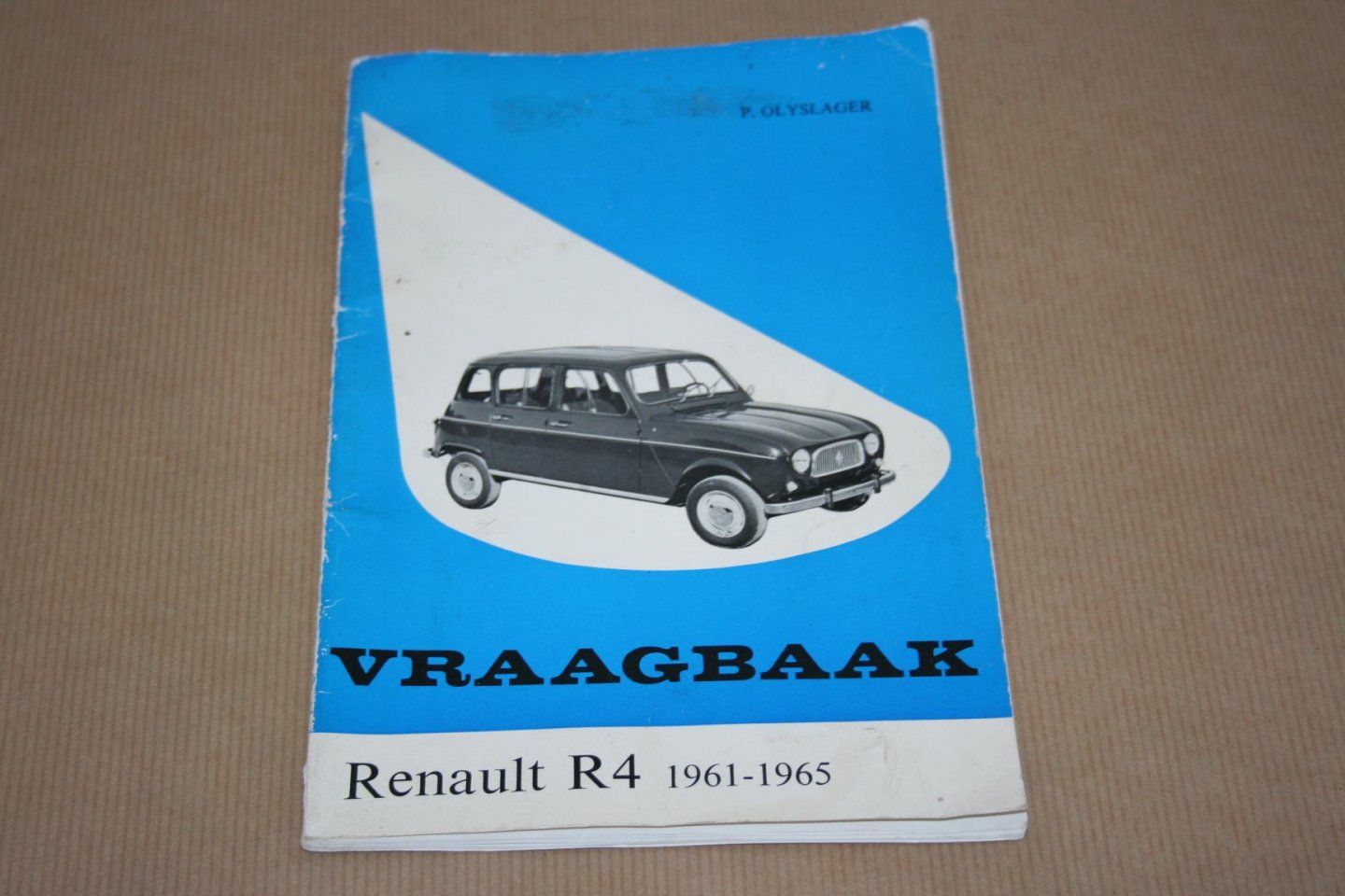 P. Olyslager - Vraagbaak Renault R4 1961-1965