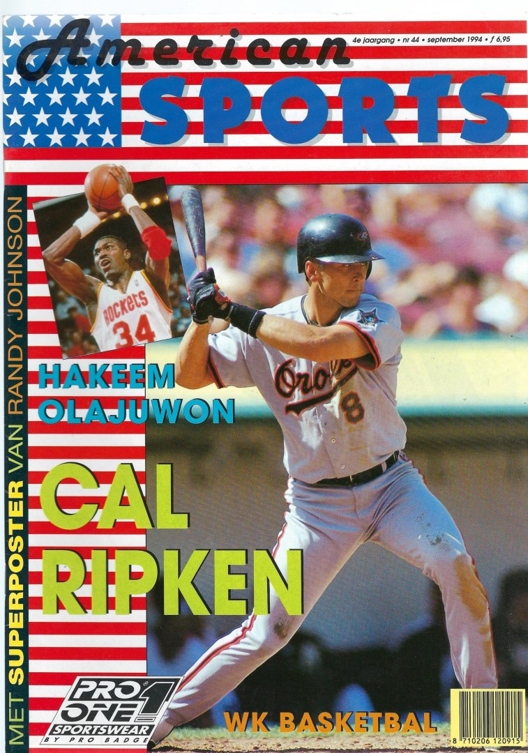 Redactie - 1994 - 4e jaargang American Sports 13 nummers -Tijdschift voor honkbal, basketbal en andere Amerikaanse sporten