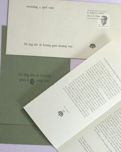Rombouts, Hans. - De dag dat de koning geen koning was.