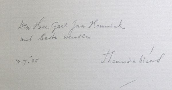 Vries, Theun de. - De boom-mens.