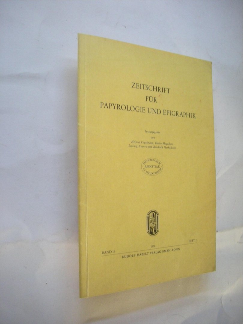 Lith, S.M.E. van - Lease of Sheep and Goats.  Zeitschrift fur Papyrologie und Epigraphik. Bnd 14. Heft 2