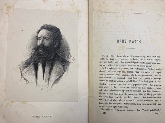 GRAM, J, - Hans Makart. Mannen van beteekenis in onze dagen. Levensschetsen en portretten.