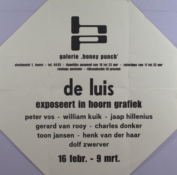  - De Luis exposeert in Hoorn.