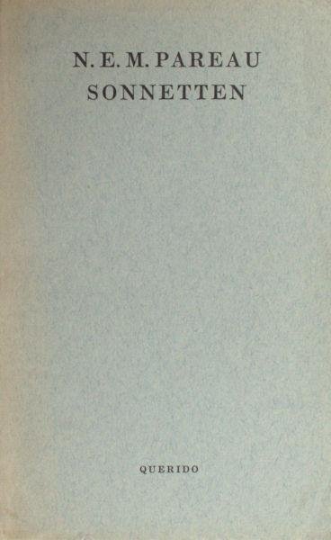 Pareau, N.E.M. (= Hendrik Jan Scheltema). - Sonnetten.