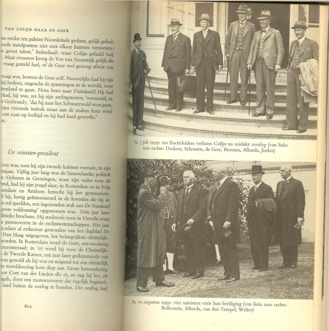 Jong Dr.L. de Jong  met 93 fotos - Het Koninkrijk der Nederlanden in de tweede wereldoorlog Deel I Voorspel