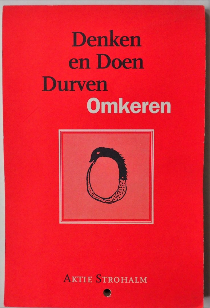 Libbrecht - Denken en Doen Durven Omkeren Model kalenderboek met gaatjes Met brief informatie o.a voor discussie 21 mei 1994 enz
