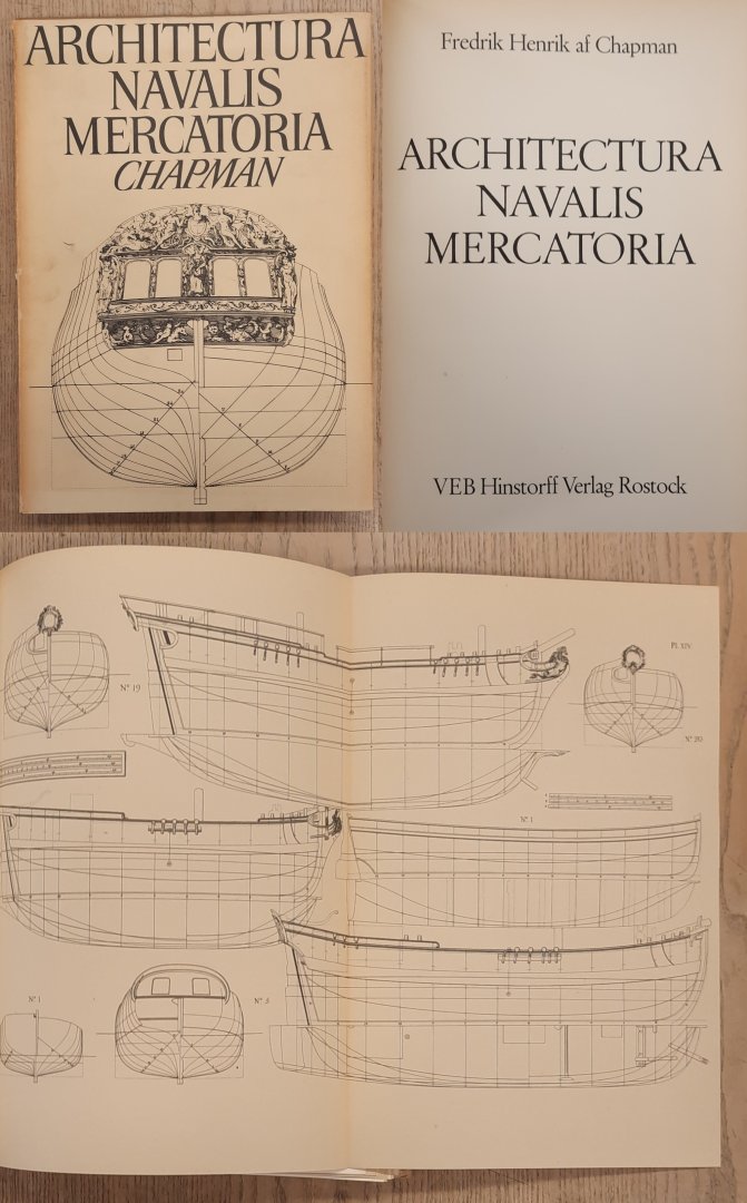 CHAPMAN, FREDRIK HENRIK. - Architectura Navalis Mercatoria.