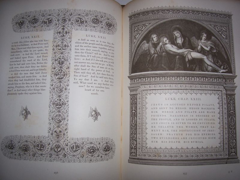  - The New Testament of Our Lord and Saviour Jesus Christ. with Engravings on Wood from Designs of Fra Angelico, Pietro Perugino, Francesco Francia, Lorenzo Di Credi, Fra Bartolommeo, Titian, Raphael, Gaudenzio Ferrari, Daniel Di Volterra, and Others