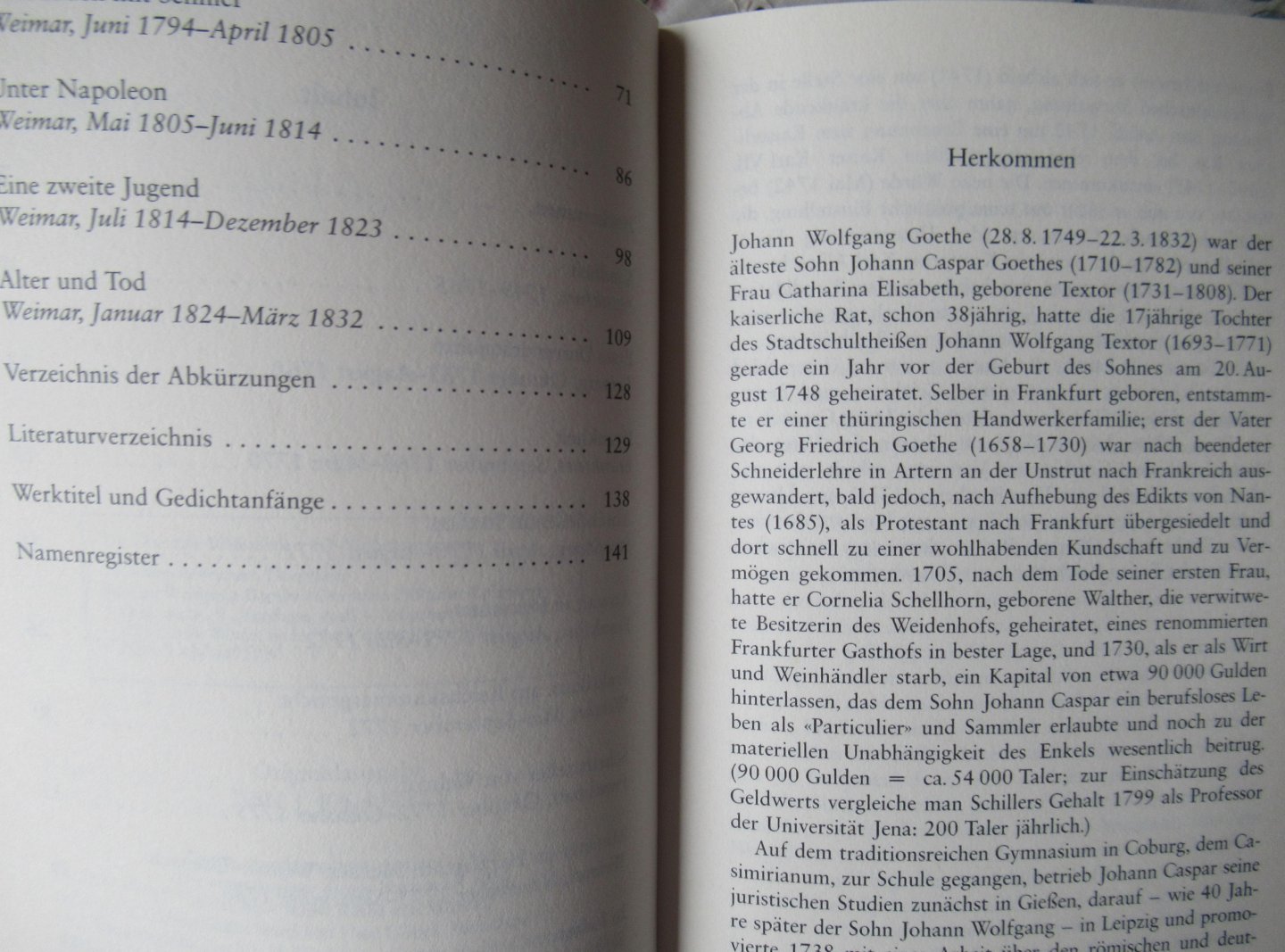 Holscher Lohmeyer, Dorothea - Goethe, Johann Wolfgang