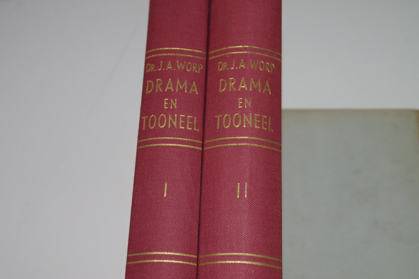 J.A.Worp - geschiedenis van het drama en van het toneel, 2 delen