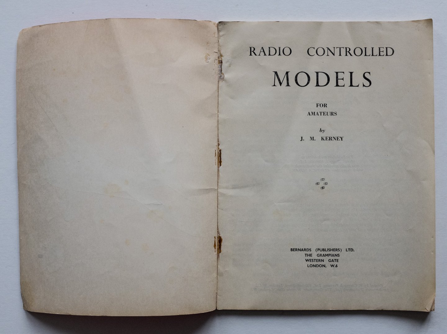 Kerney, J.M. - Radio controlled Models for amateurs