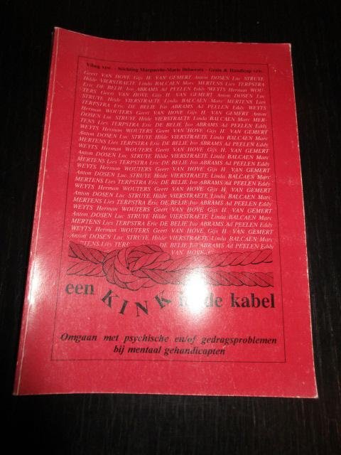 Herman Wouters - Een kink in de kabel. Omgaan met psychische en/of gedragsproblemen bij metaal gehandicapten