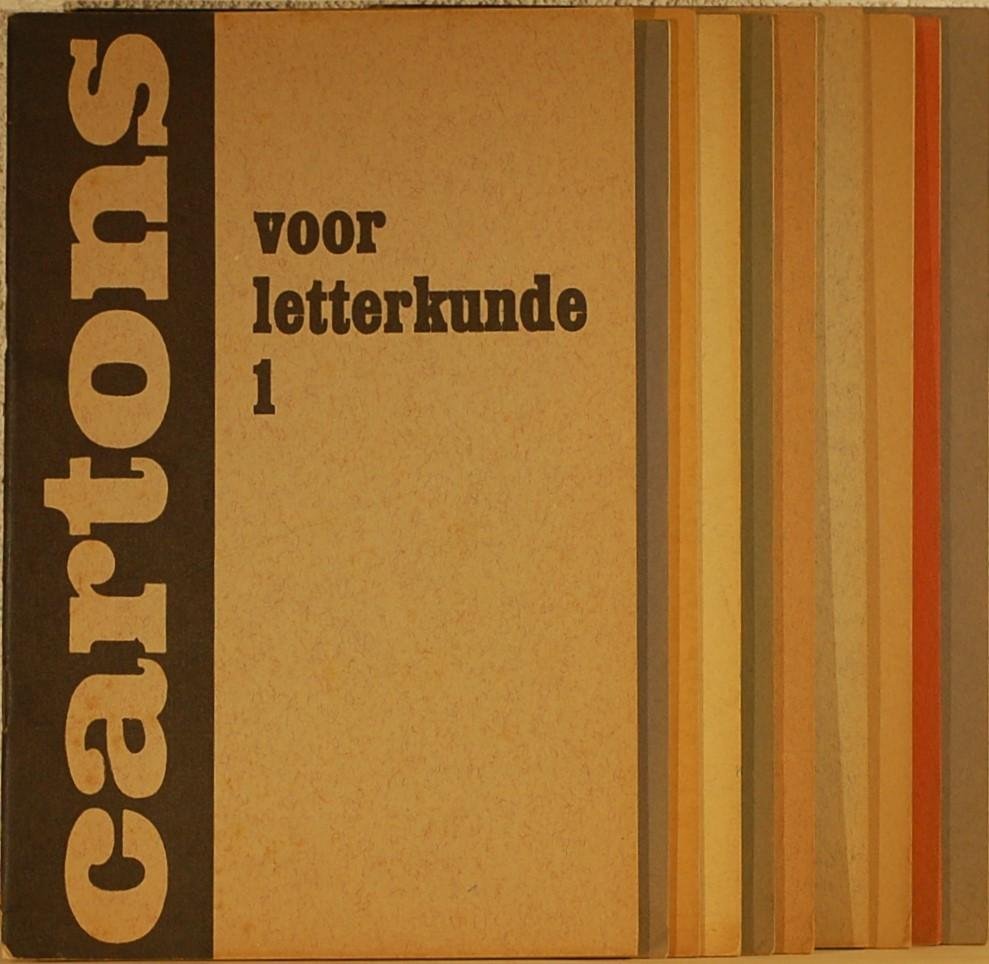 - - Cartons voor Letterkunde nr. 1 t/m 10. 3e jaargang