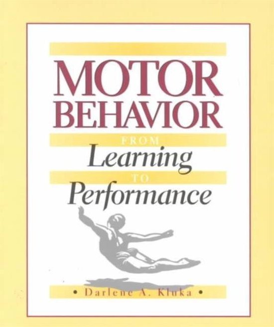 Kluka, Darlene (Grambling State University) - Motor Behavior