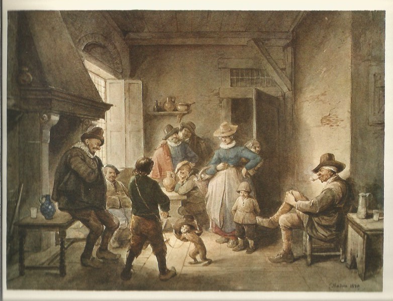tekenaar/schilder  Madou Jean-Baptiste (1796-1877) Belg - ZES  TEKENINGEN