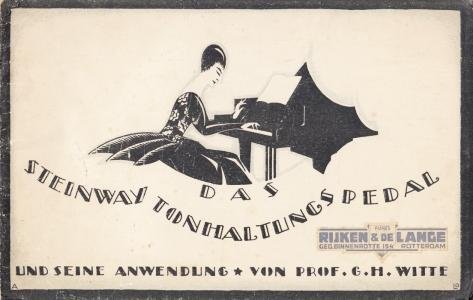 (STEINWAY). WITTE, G.H. - Das Steinway-Tonhaltungspedal und seine Anwendung.