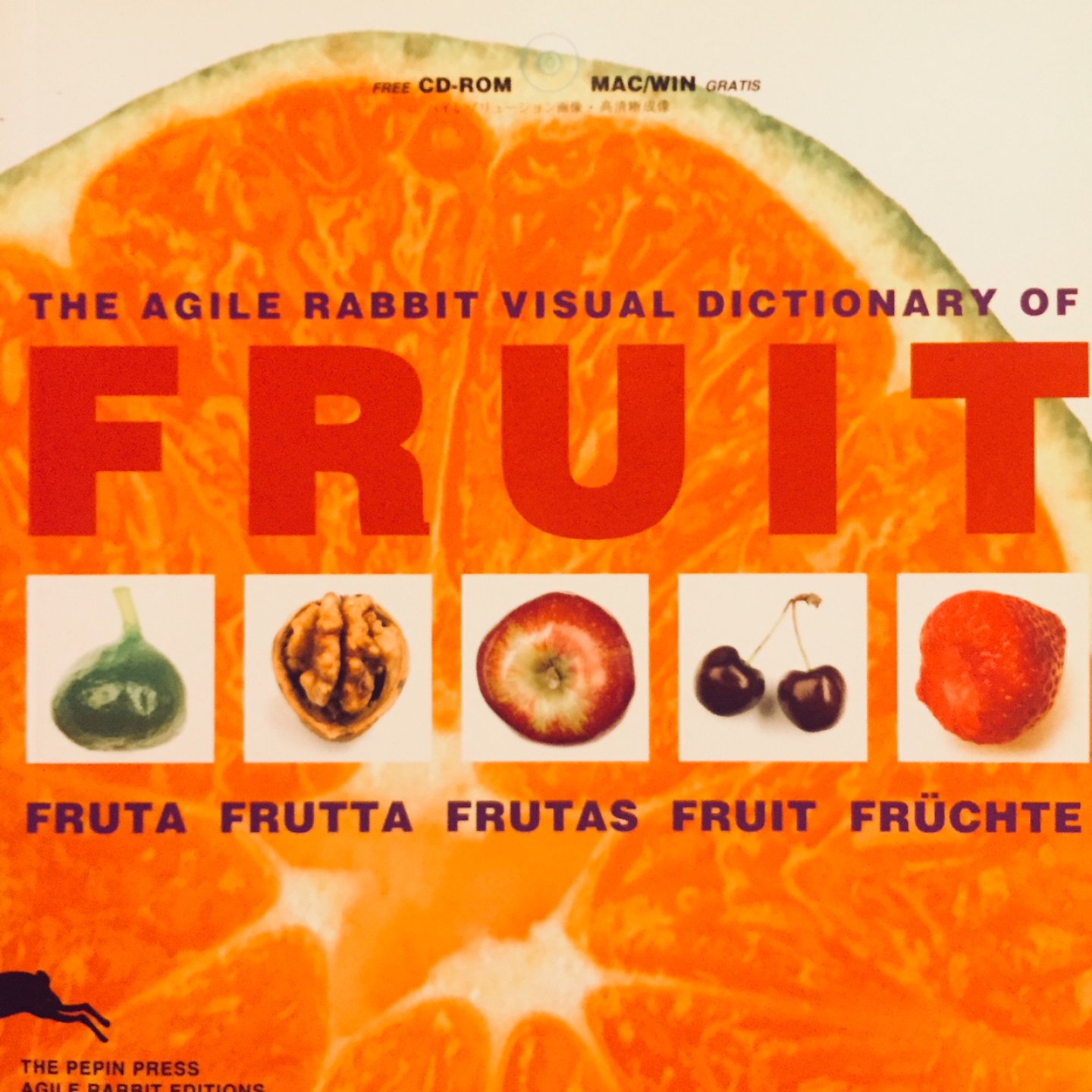 Roojen, Pepin. van. - The Agile Rabbit Visual Dictionary of Fruit + CD