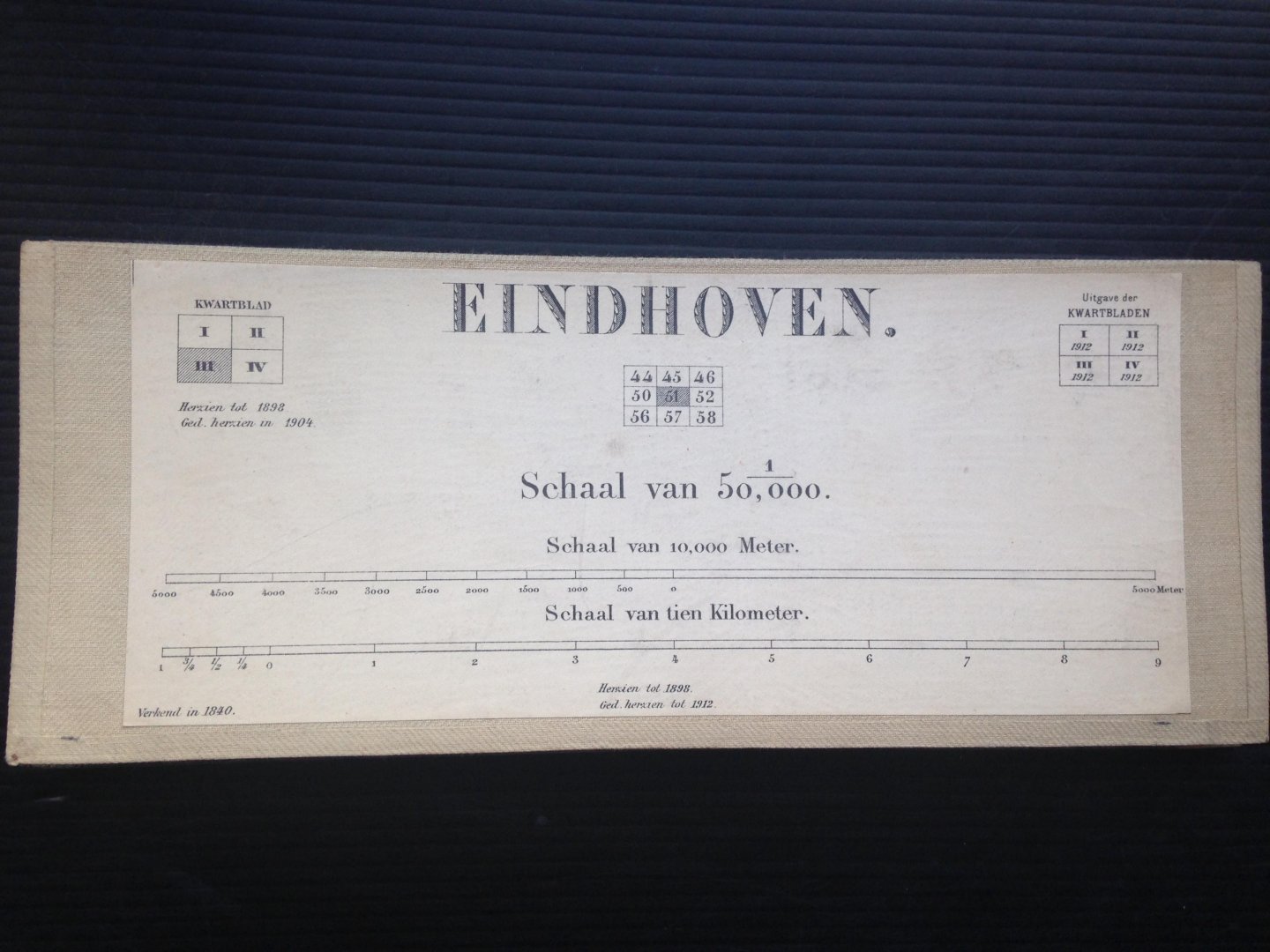  - Kaart Eindhoven, Blad 51 kwart 3