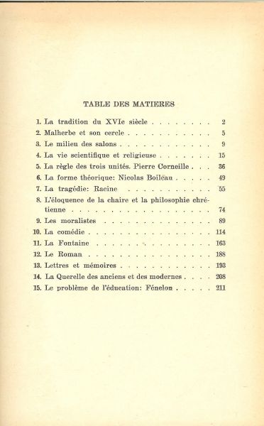 Eduard van Jan ... Professeur a l'université d'iena - Classicisme Francais Pages choisies de la litterature  du XVIIe Siecle