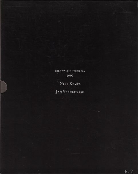 Debbaut, Jan - Biennale di Venezia 1993. Padiglione di Fiandra e Olanda. texts/ testi. Jan Vercruysse/ Padiglione Fiandra. Niek Kemps/ Padiglione di Olanda. 3 vols.