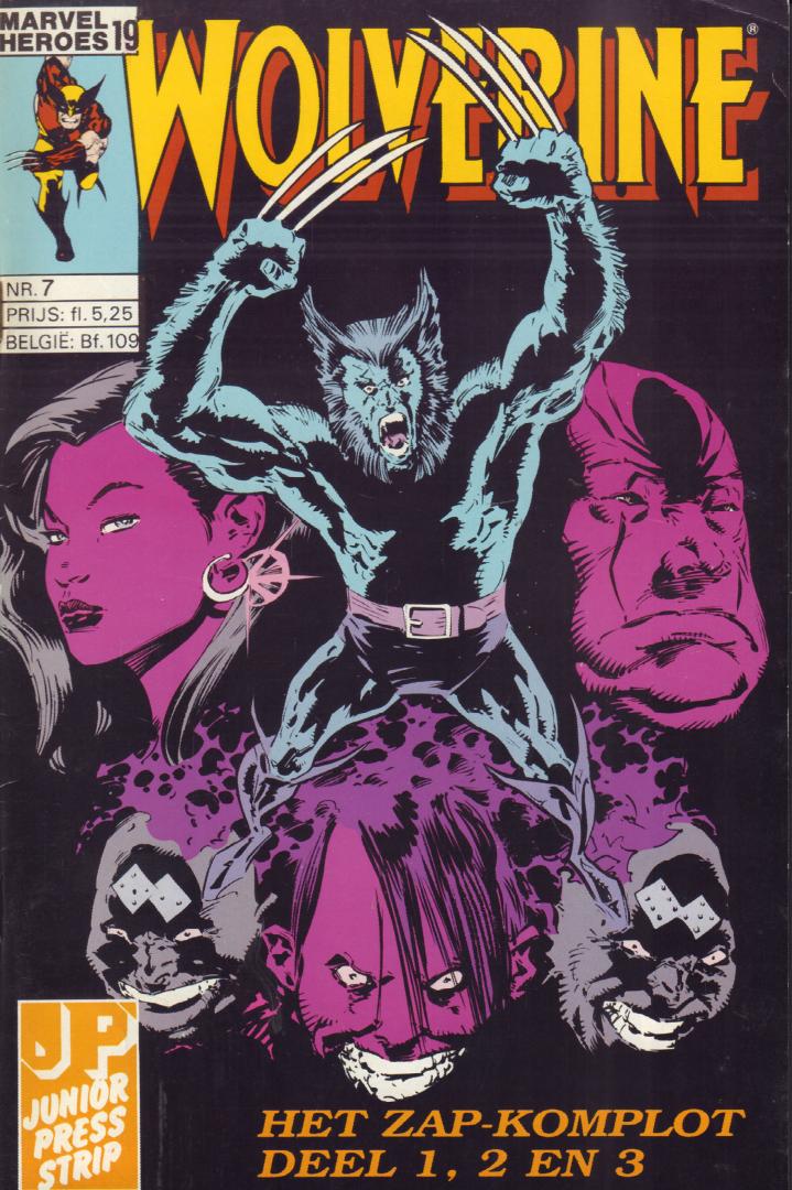 Junior Press - Wolverine nr. 07, Marvel Heroes 19, geniete softcover, zeer goede staat