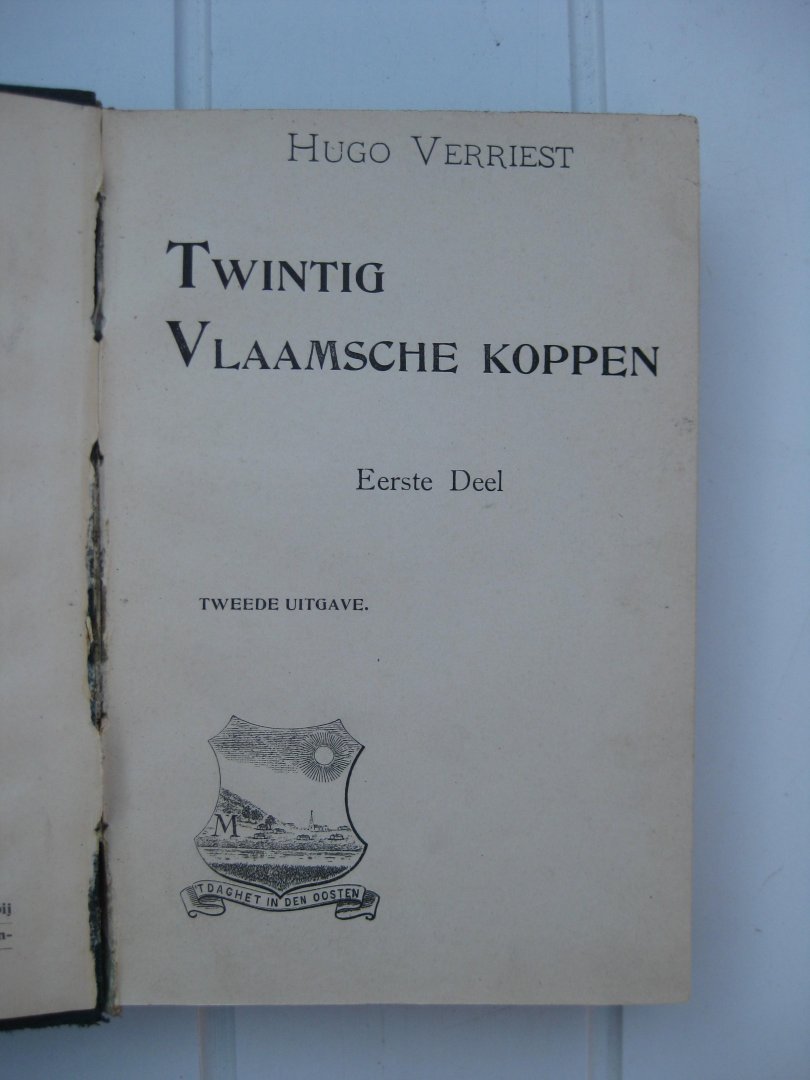 Verriest, Hugo - Twintig Vlaamsche koppen. Eerste en tweede deel.