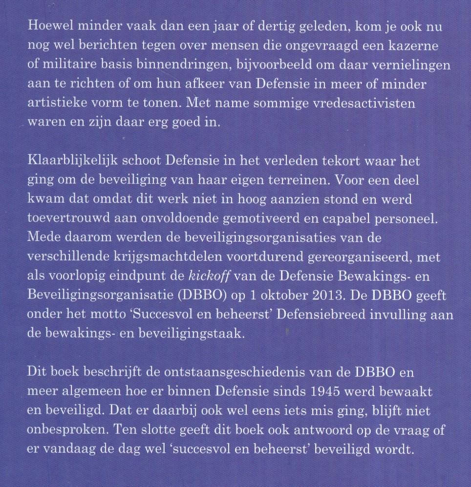 Schoeman, Jan - Succesvol en beheerst? - de geschiedenis van de militaire beveiliging in Nederland 1945 - 2013