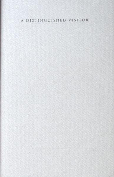 Warde, Beatrice (?). - A distinguished visitor. Discusses English book printing