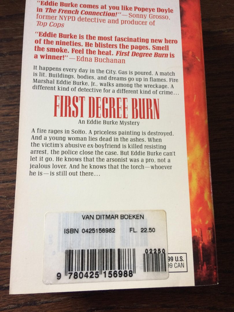 Peter Lance - First degree burn