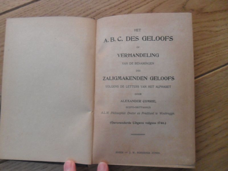 Comrie Alexander - Het ABC des Geloofs