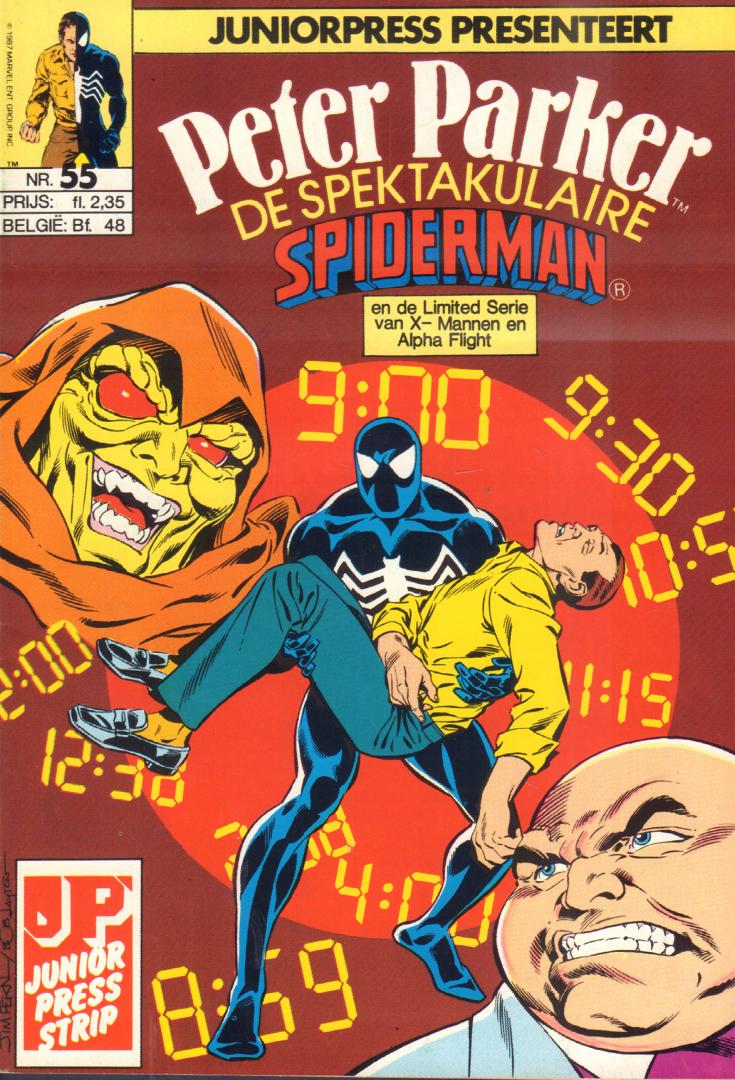 Junior Press - Peter Parker, de Spektakulaire Spiderman nr. 055,  zeer goede staat