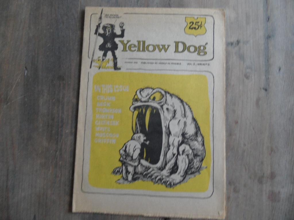 Red. Yellow Dog - Yellow Dog - comic magazine published weekly as possible - 3 vol. (vol. I issue 2/vol. 2 no.3 & a mixed N/E vol.)