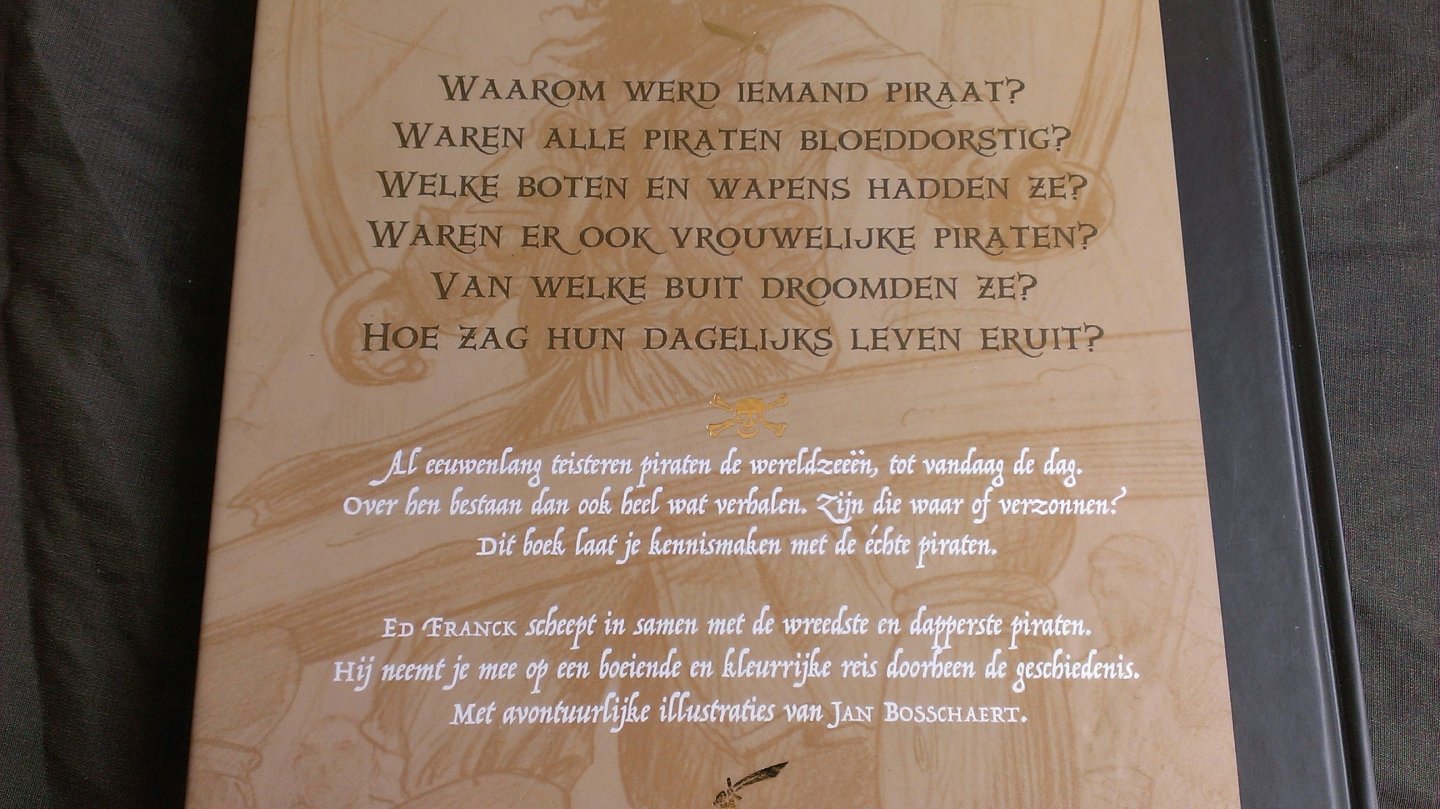 Franck, Ed & Bosschaert, Jan - Leven onder het doodshoofd / het echte verhaal van de piraten (ca. 12+)