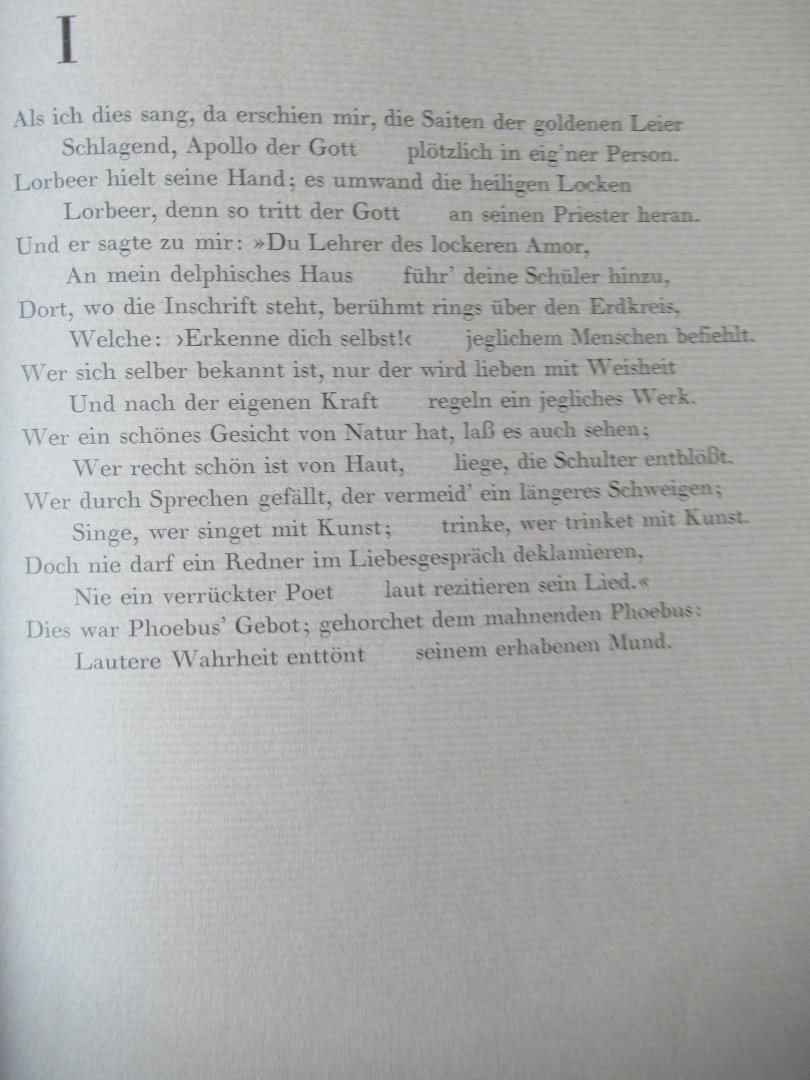  - Ovid. Liebe als Kunst