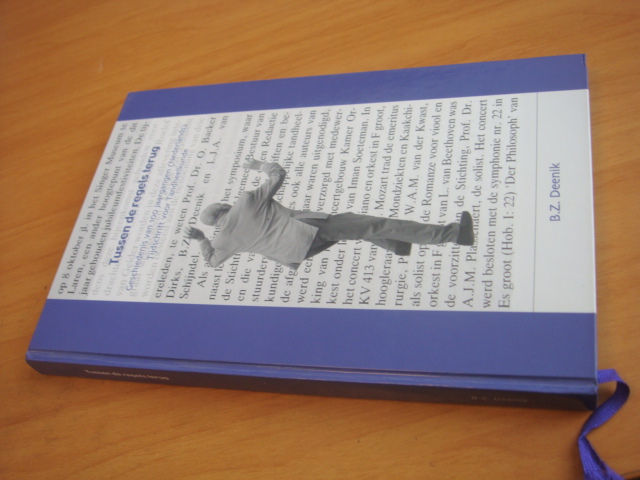 Deenik, B.Z - Tussen de regels terug - geschiedenis 100 jaargangen (Nederlands) Tijdschrift voor Tandheelkunde