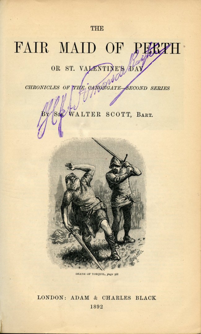 Scott, Sir Walter, Bart - Woodstock, or the Cavalier. A tale of the year sixteen hundred and fifty-one // The fair maid of Perth, or st. Valentines day. Chronicles of the canongate - second series