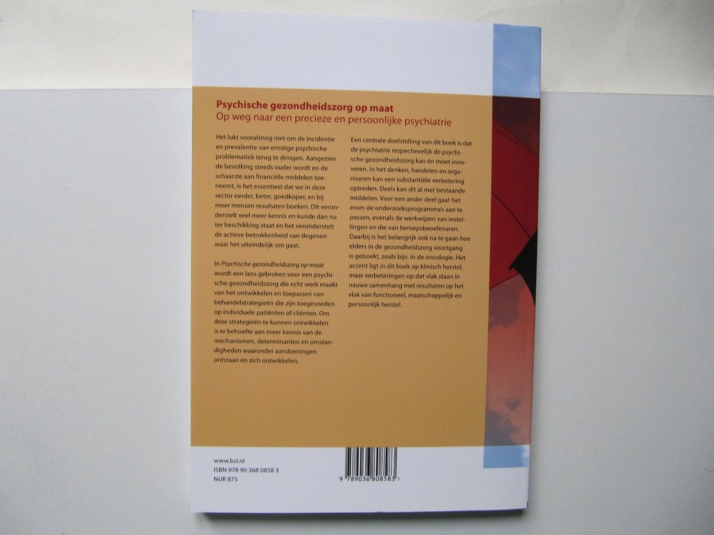 Stel, J.C. van der - Psychische gezondheidszorg op maat / op weg naar een precieze en persoonlijke psychiatrie