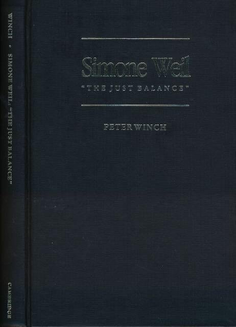 Winch, Peter - Simone Weil