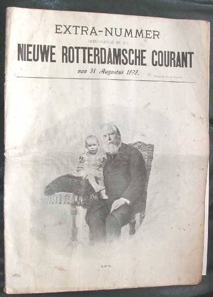 Extra-nummer - Extra-nummer behoorende bij de Nieuwe Rotterdamsche Courant van 31 augustus 1898.