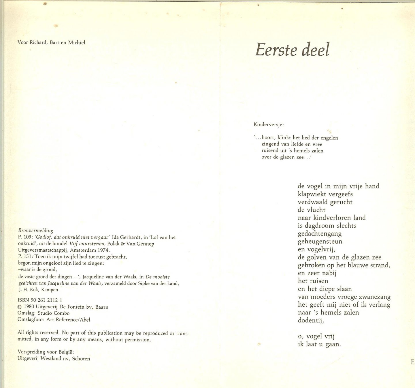 Paull Evelien  Verzameld door Sipke van der land - Glazen zee De Voorgeschiedenis ter verdediging.