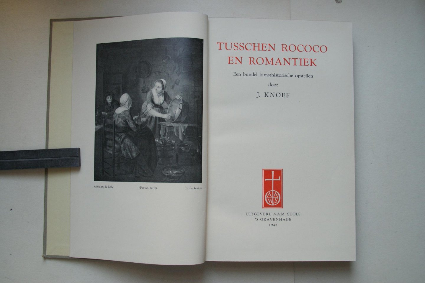 J. Knoef - een bundel kunsthistorische opstellen Tusschen Rococo en Romantiek