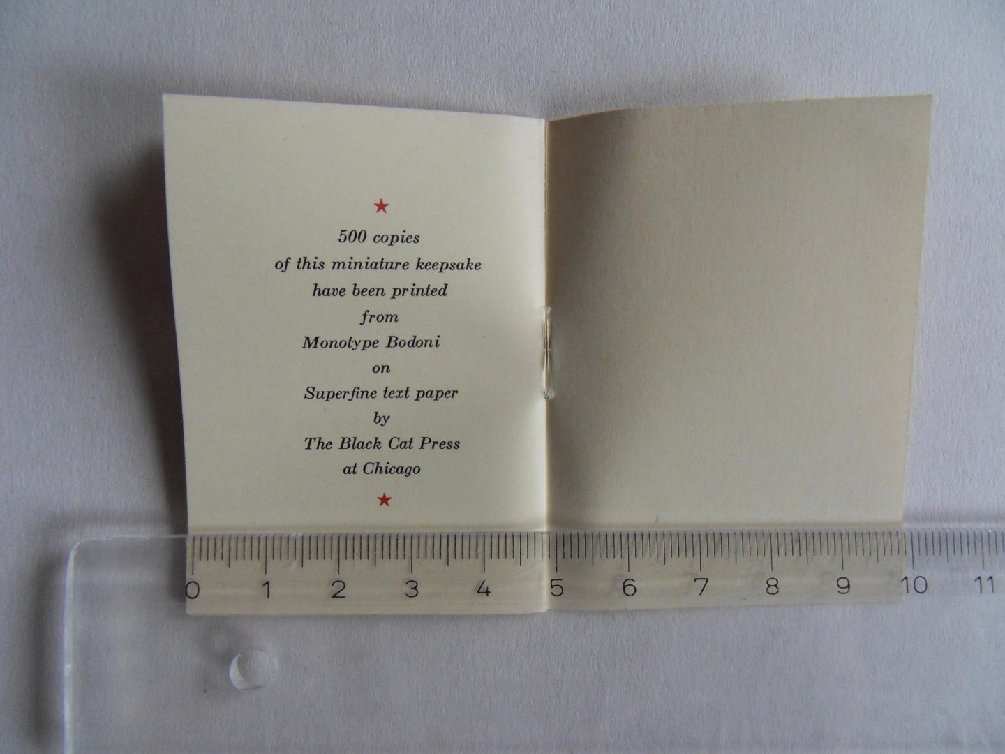 Author Unknown. [ Probably Norman W. Forgue - printer of the Black Cat Press ]. - On the Return of A BOOK Lent to a Friend. [ 500 copies only ].