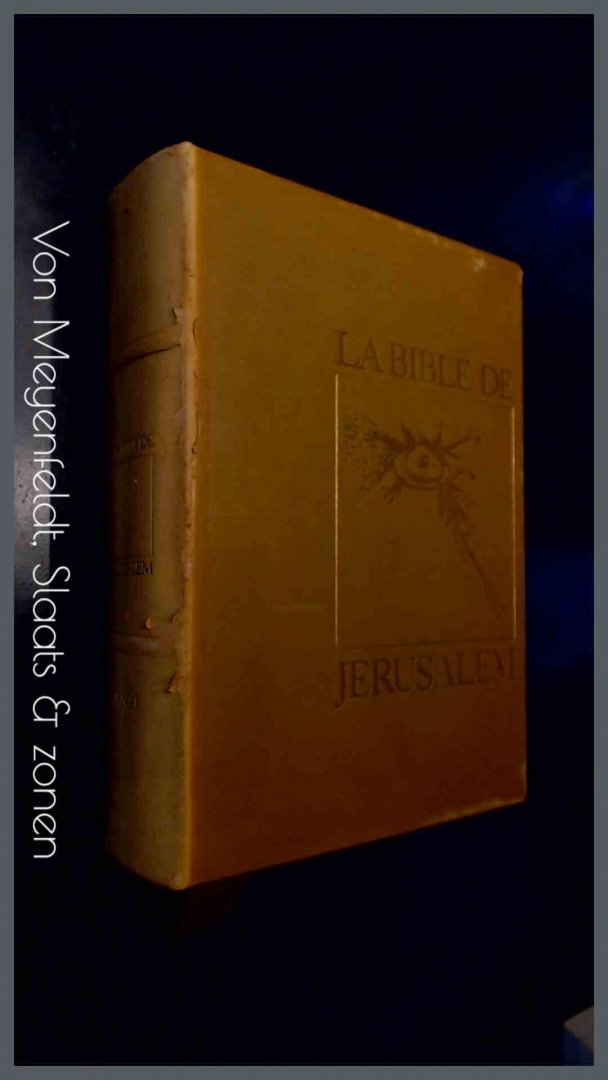 Dali, Salvador - La Bible de Jerusalem - La Sainte Bible - Traduite en Francais sous la direction de l'Ecole Biblique de Jerusalem