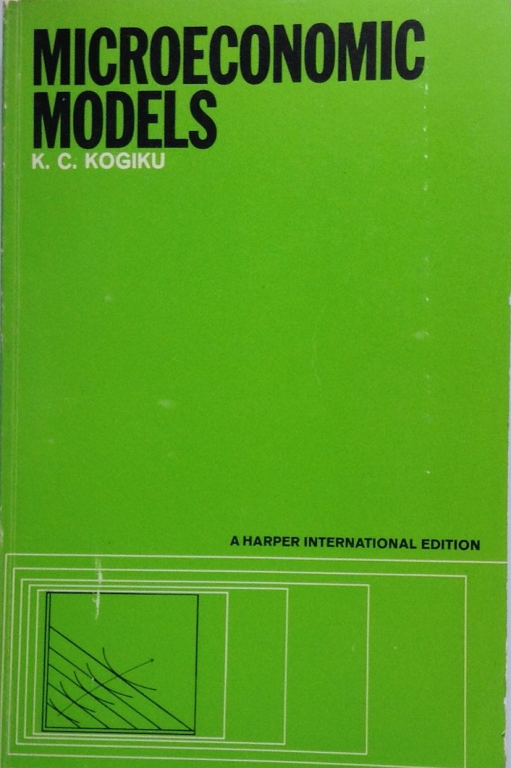 Kogiku, K.C. - Microeconomic models