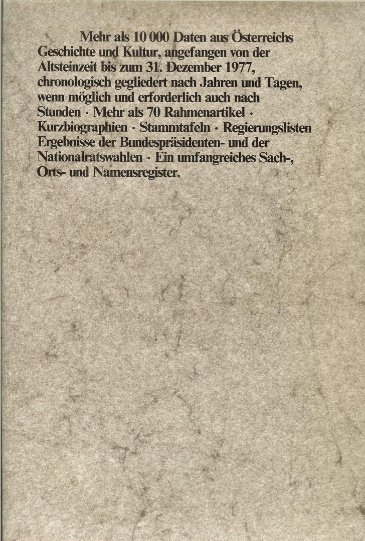 Kleindel Walter - Chronik Österreichs