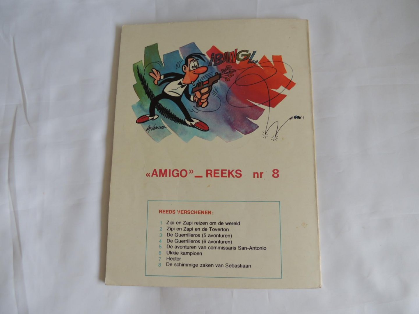  - De schimmige zaken van Sebastiaan - Amigo reeks nummer 8