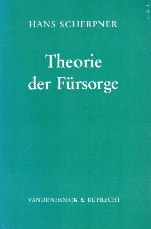 Hans Scherpner - Theorie der Fürsorge
